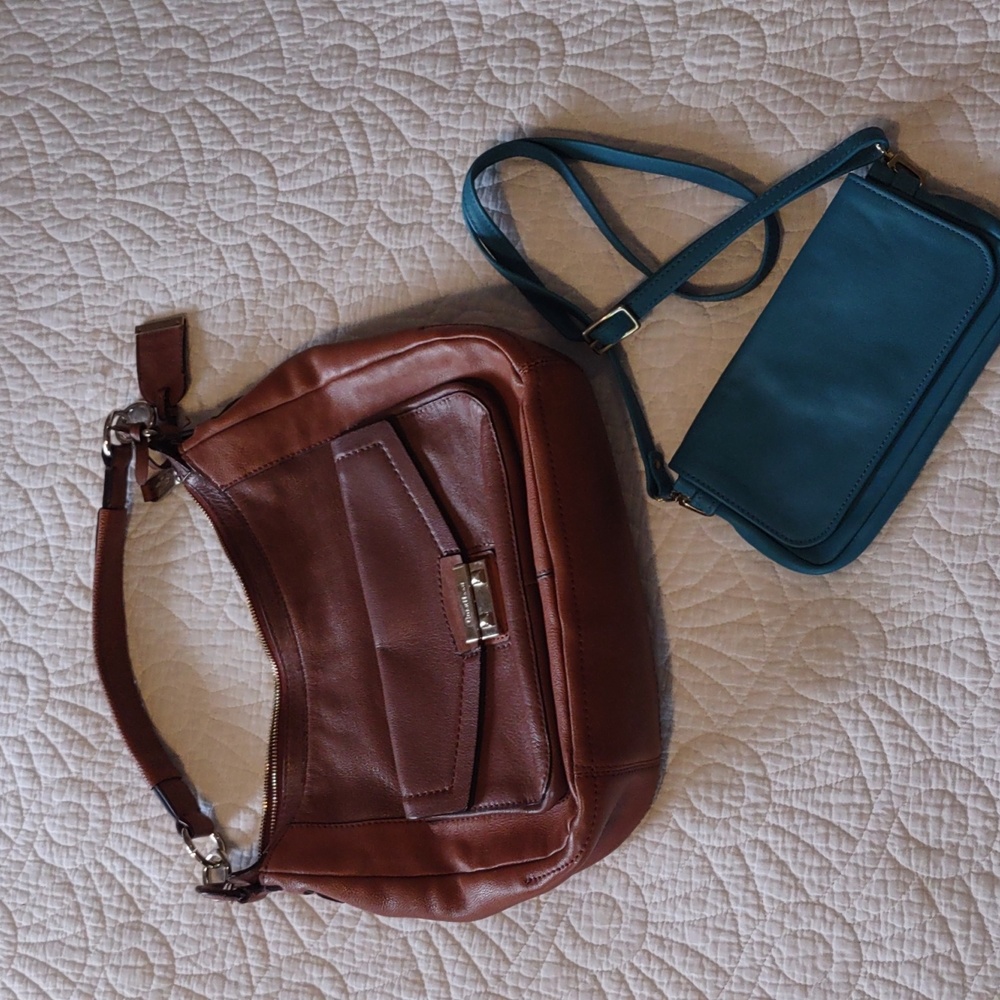 Two leather bags